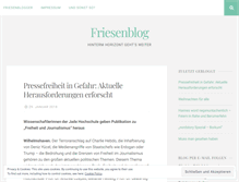 Tablet Screenshot of friesenblog.com